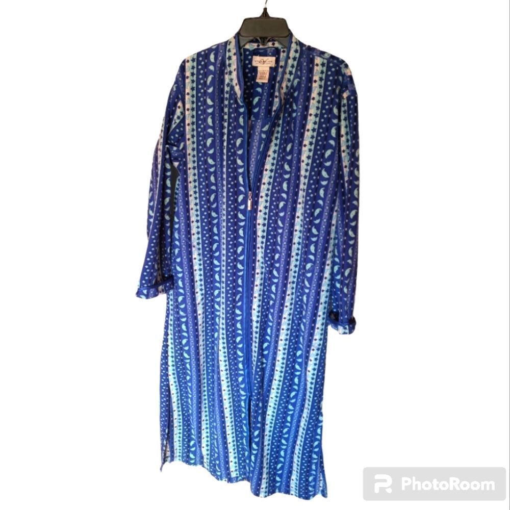 Vintage Womens Cottagecore LIZ CLAIBORNE Fleece pj Small ladies